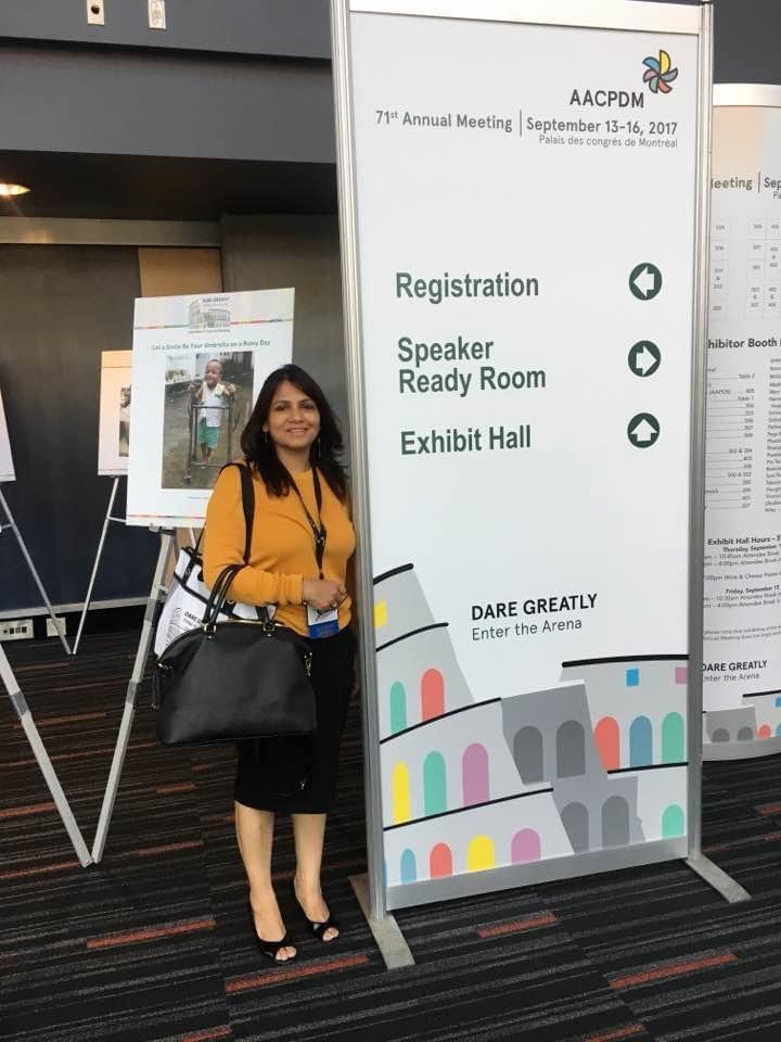 In Montreal for the International conference on Cerebral Palsy