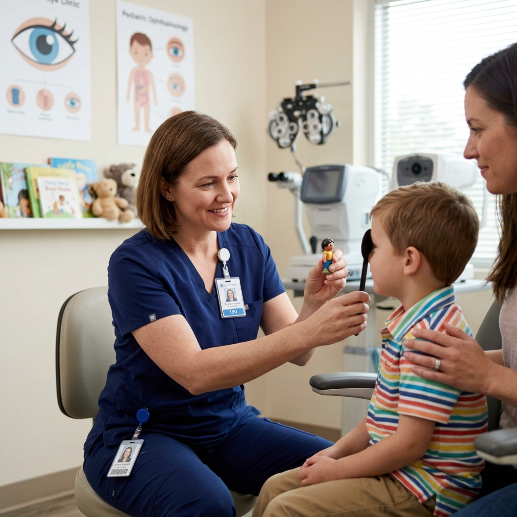 Squint diagnosis and strabismus treatment in children